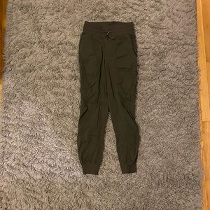 Green lululemon joggers